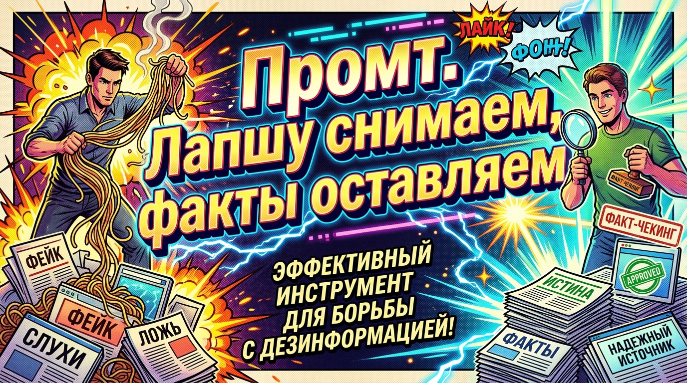 Промт. Лапшу снимаем, факты оставляем