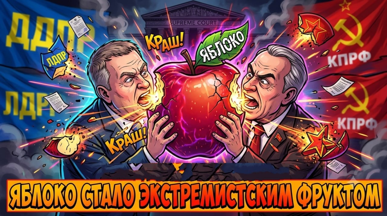 Яблоко стало экстремистским фруктом