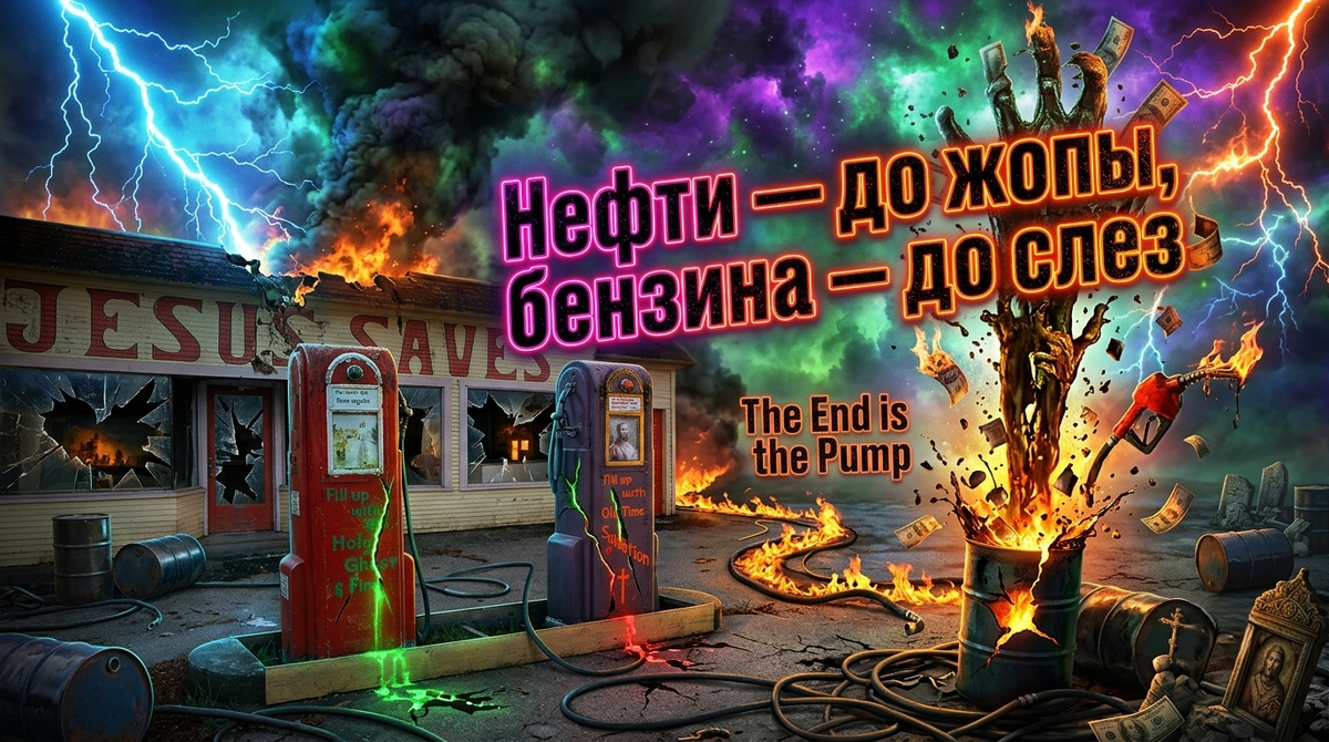 Нефти — до жопы, бензина — до слез